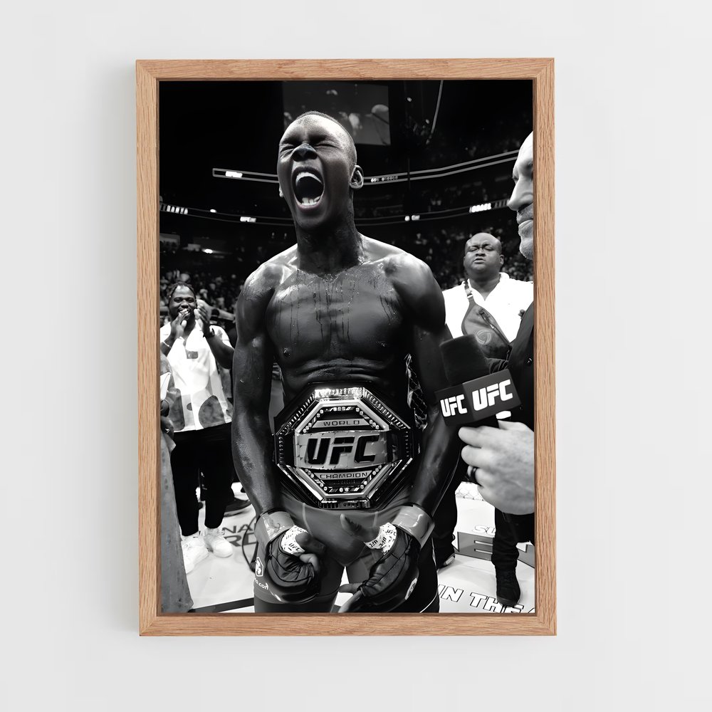 Poster Israel adesanya – affiche MMA (vue 4)